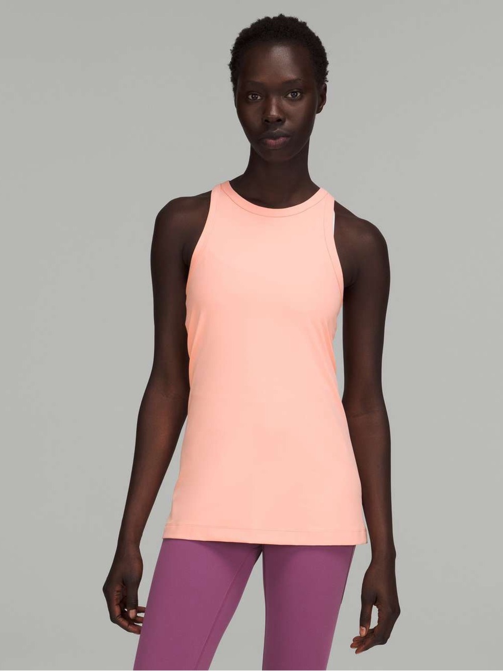 Lululemon Align Hip-Length Racerback Tank Top Dew Pink 12